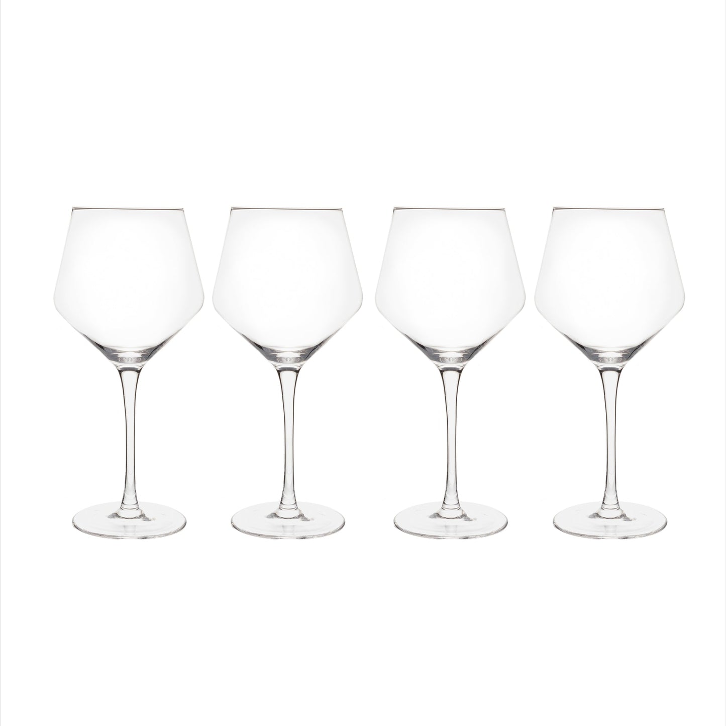 Set of 4 Red Wine Glasses - 23 Oz by Creative Gifts