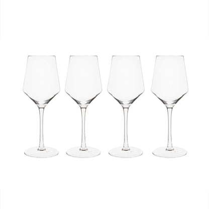 Set of 4 White Wine Glasses - 14 Oz by Creative Gifts