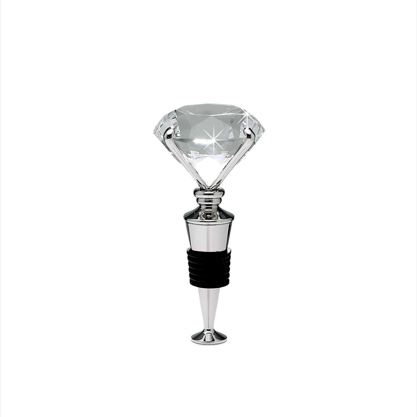 Solitaire Diamond Shaped Bottle Stopper