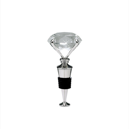 Solitaire Diamond Shaped Bottle Stopper