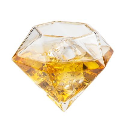 Diamond Whiskey & Wine Glasses 10oz - Set of 4