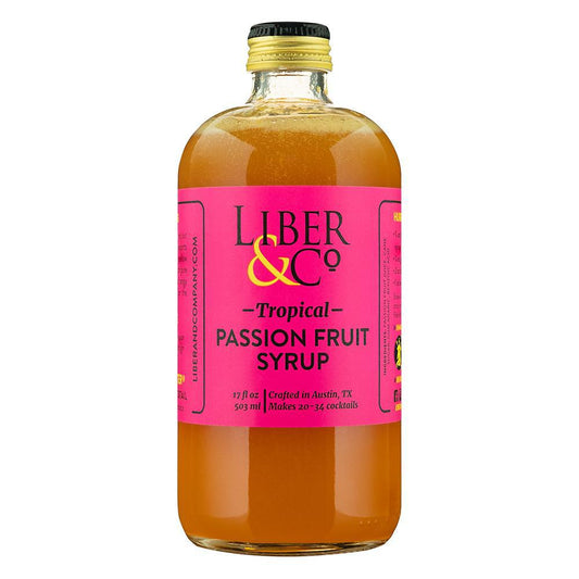 Liber & Co - Tropical Passion Fruit Syrup (9.5OZ) by The Epicurean Trader