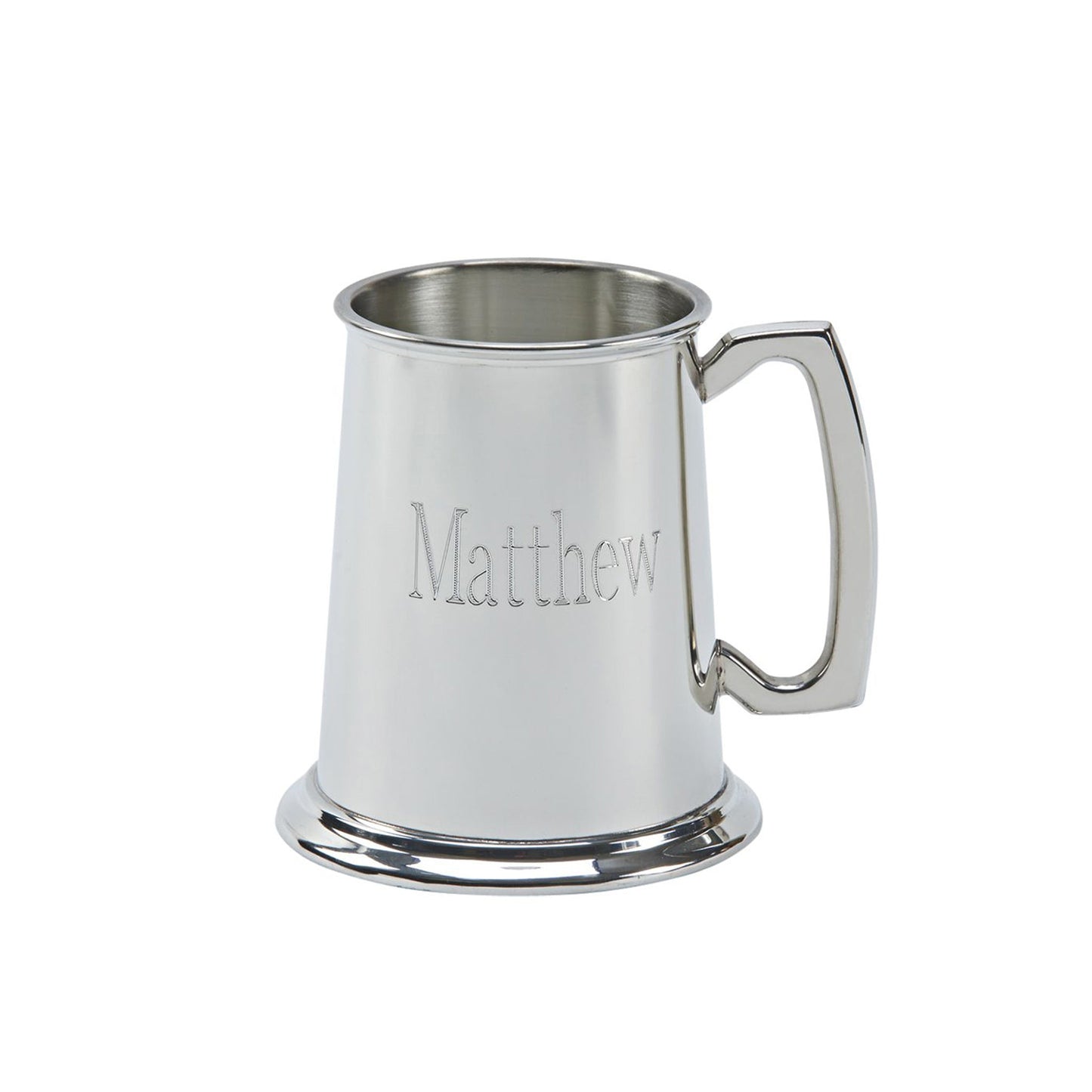 Pewter Tankard with Bright Polished Finish by Creative Gifts