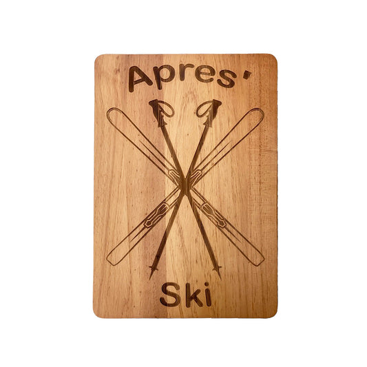 Apres Ski Wood Board - 10" x 15 by Creative Gifts