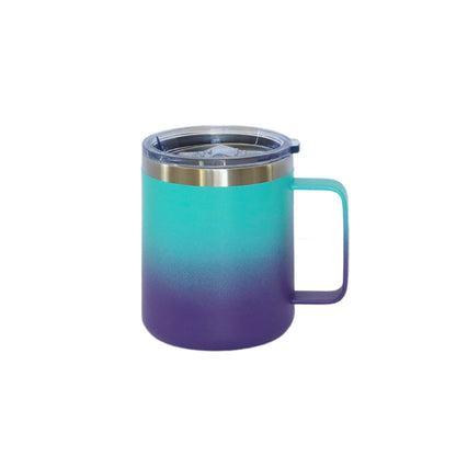 12 Oz Stainless Steel Travel Mug with Handle - Blue & Purple by Creative Gifts