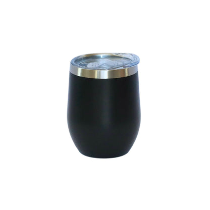 12 Oz Stemless Wine Tumbler - Black by Creative Gifts