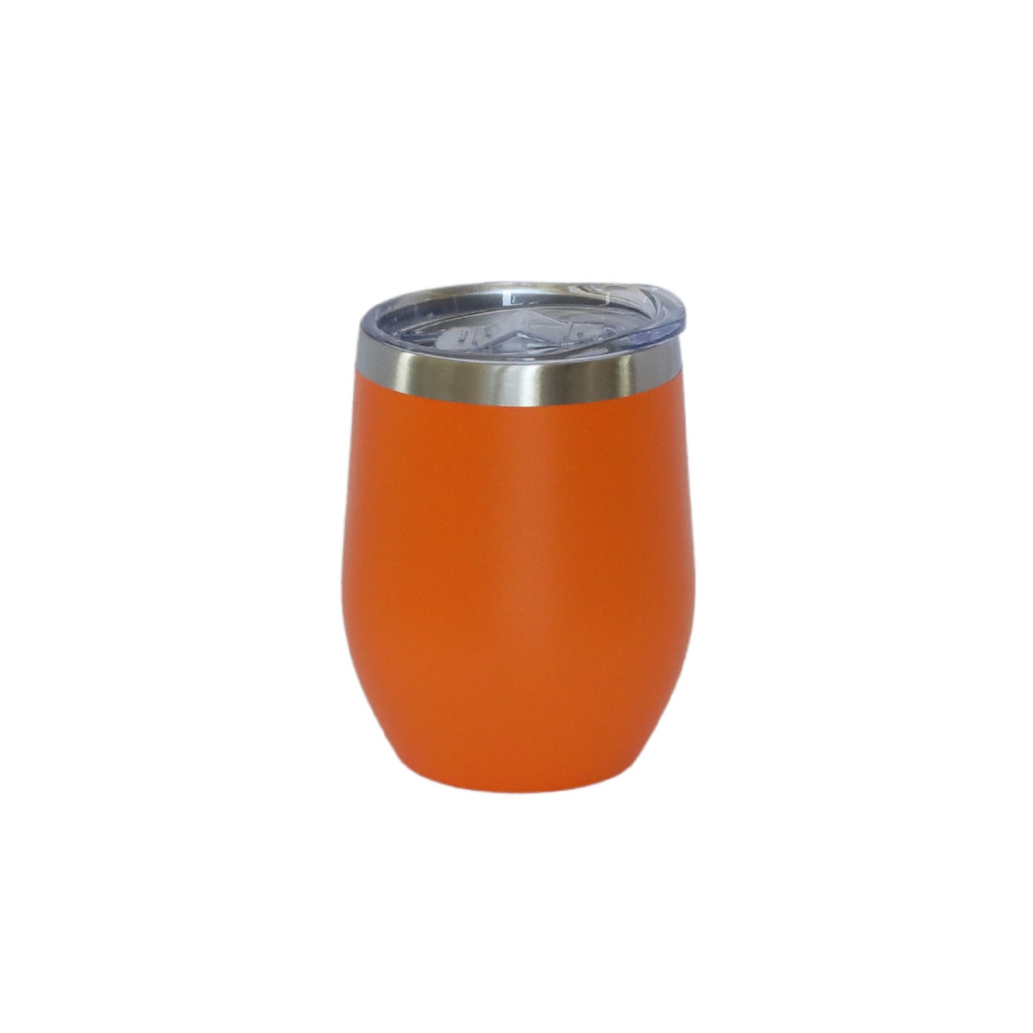 12 Oz Stemless Wine Tumbler - Orange by Creative Gifts