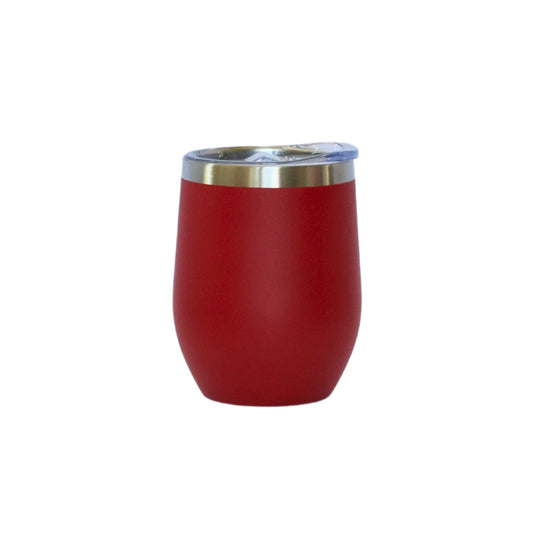 12 Oz Stemless Wine Tumbler - Red by Creative Gifts