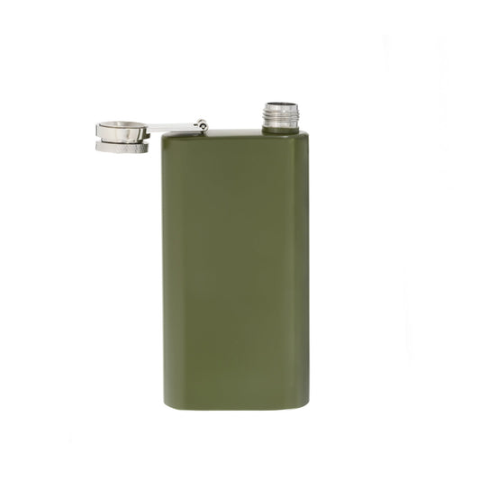 6 oz Stainless Steel Green Pocket Flask by Creative Gifts