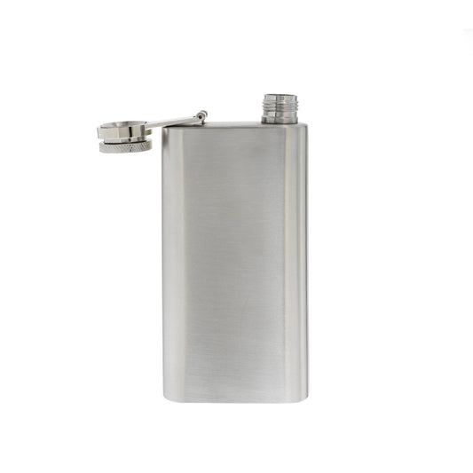 6 oz Silver Stainless Steel Pocket Flask by Creative Gifts