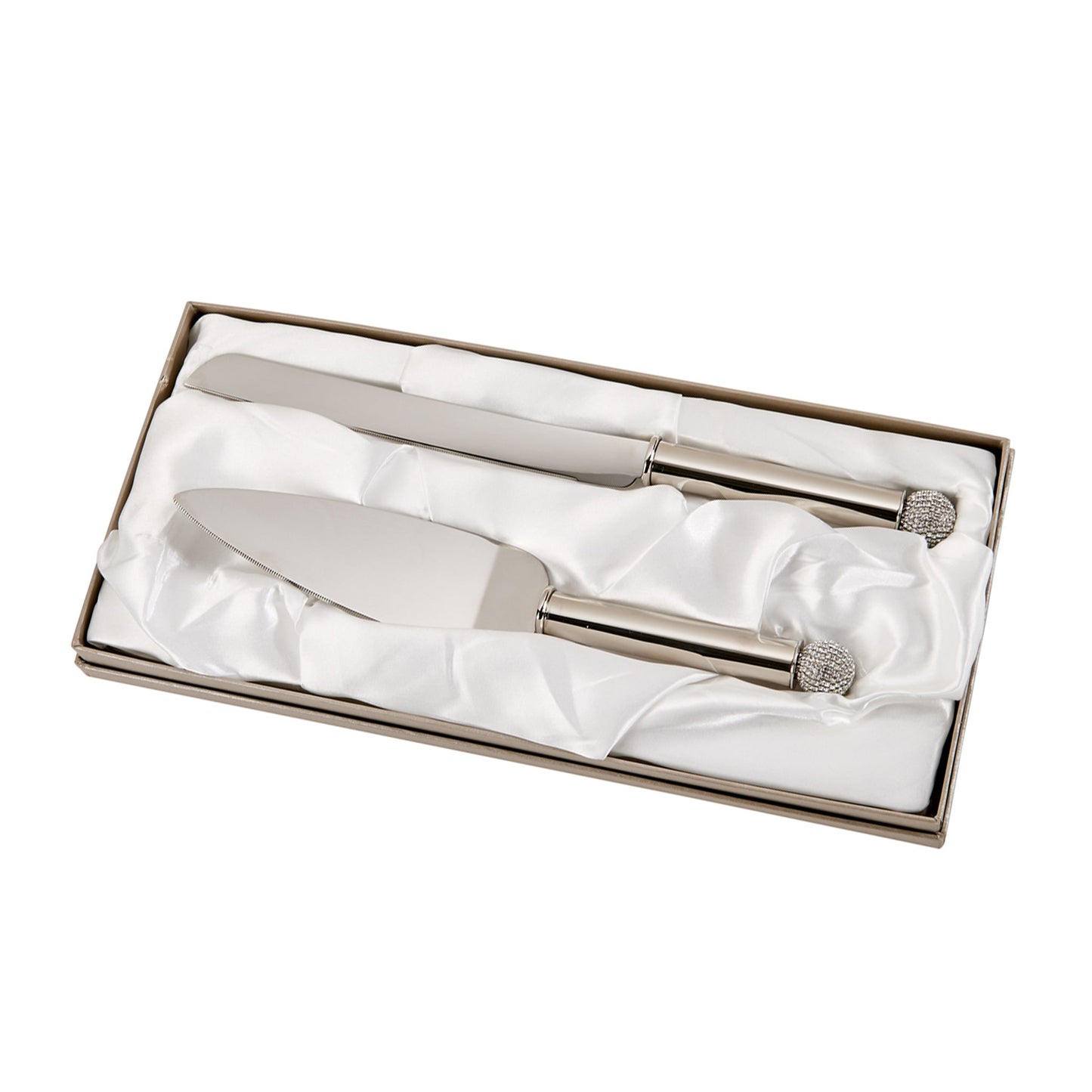 Crystal Ball Knife & Server Set