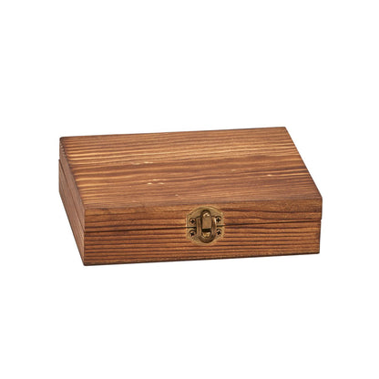 Wood Box Whiskey Stone Set by Creative Gifts