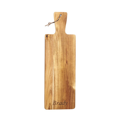 Acacia Wood Handled Bread Board