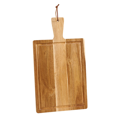 Acacia Wood Cutting Board with Handle