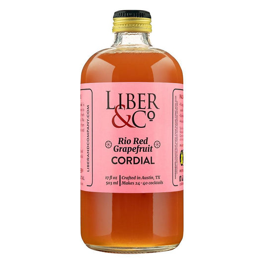 Liber & Co - Rio Red Grapefruit Cordial (9.5OZ) by The Epicurean Trader
