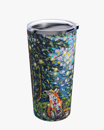 Moody Forest Fox Tumbler 20oz Tumbler