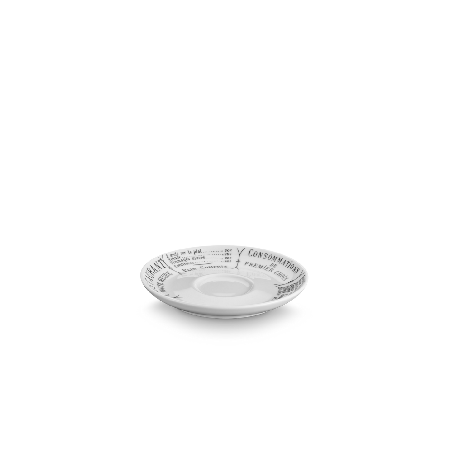 Brasserie Saucers, Set of 4