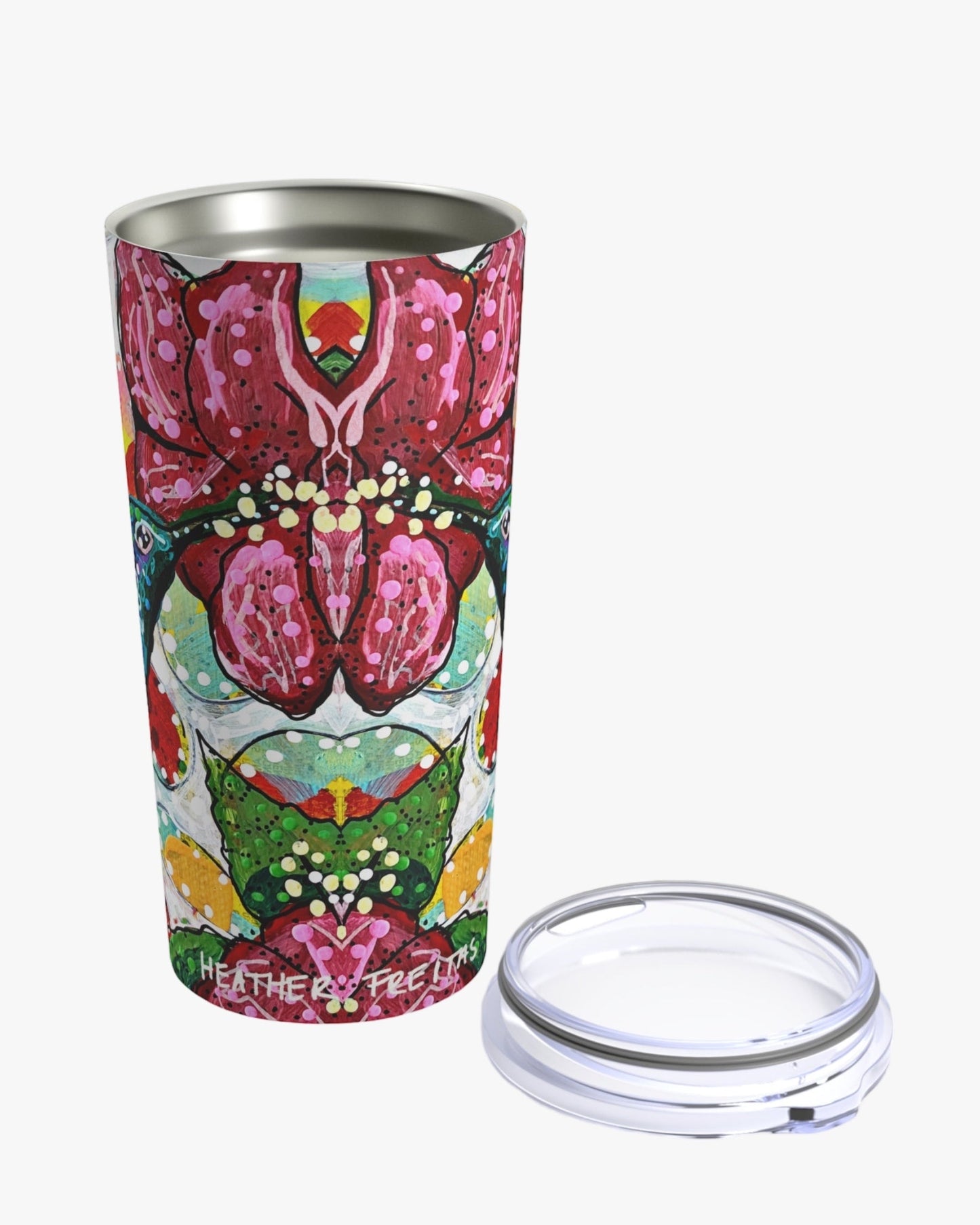 Hibiscus Hummingbird 20oz Tumbler