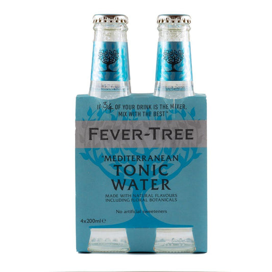 Fever Tree - Mediterranean Tonic Water (4x200ML) by The Epicurean Trader