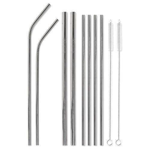 Designworks Ink - 'This Is The Last Straw' Stainless Steel Straw Set by The Epicurean Trader