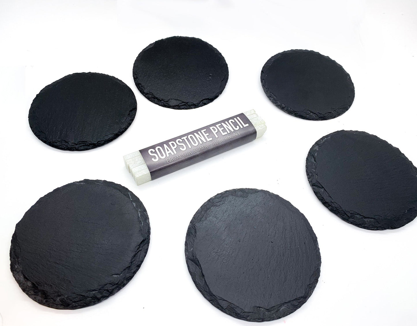 Slate Rounds / Coasters-7