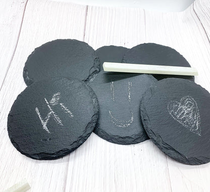 Slate Rounds / Coasters-3