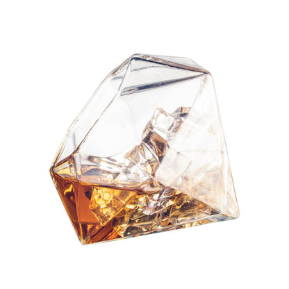 Diamond Whiskey & Wine Glasses 10oz - Set of 4