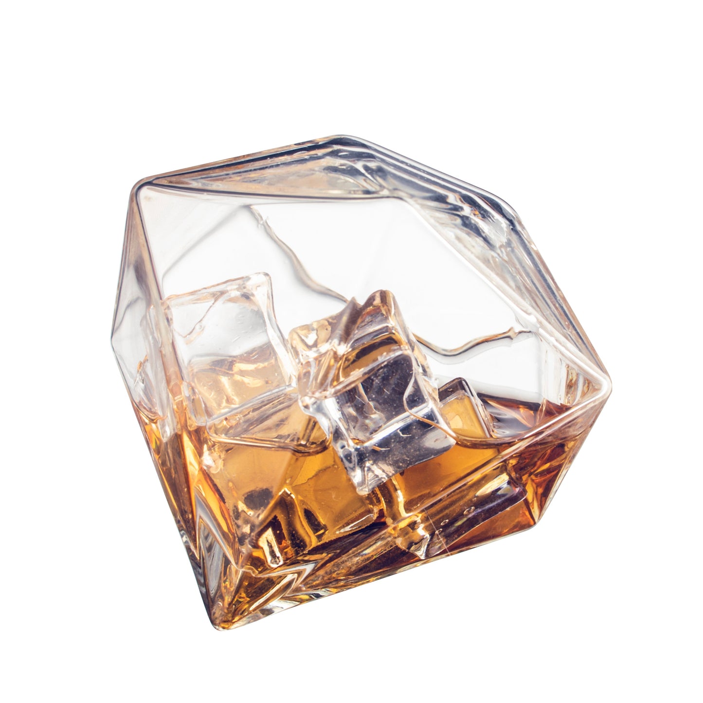 Diamond Whiskey & Wine Glasses 10oz - Set of 4