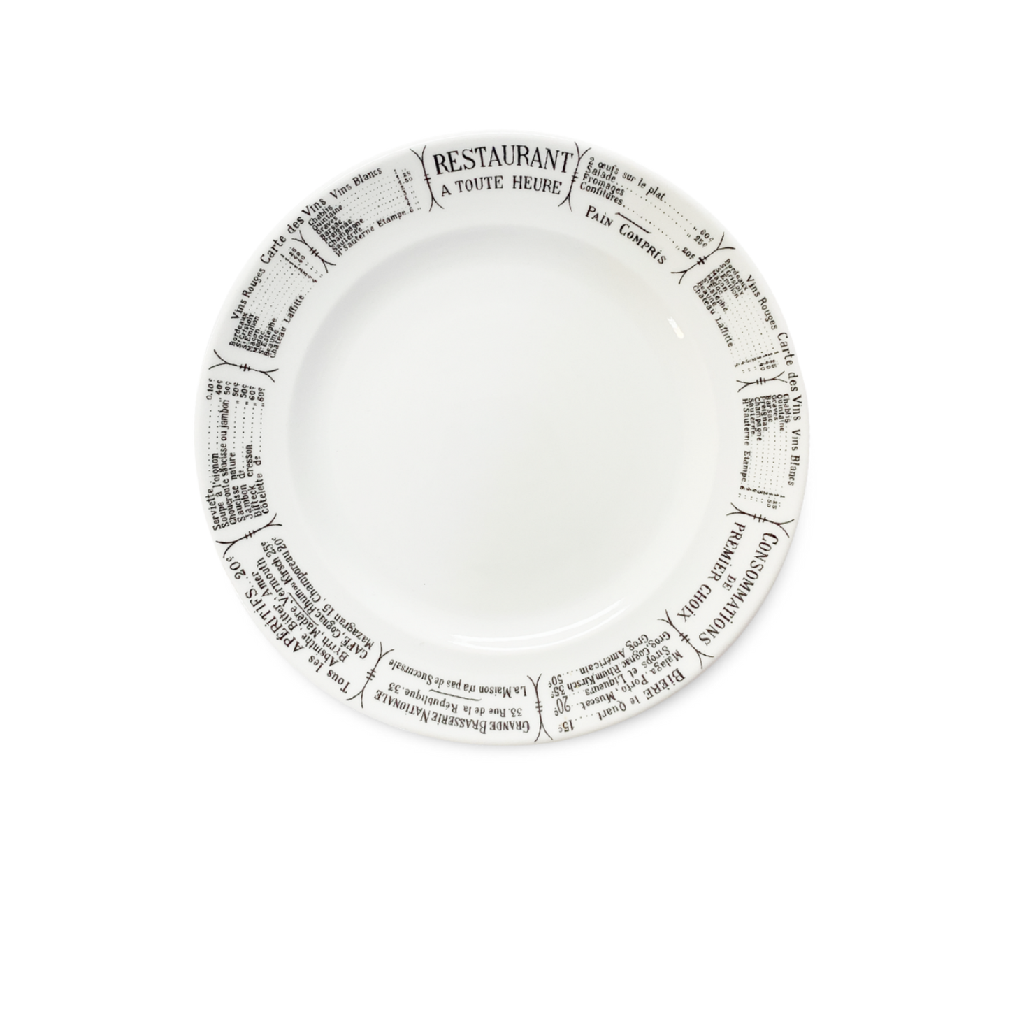 Brasserie Plates, Sets of 4