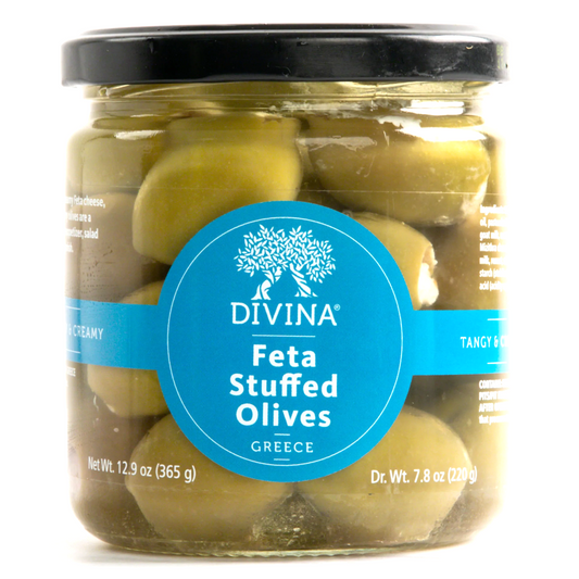 Divina - 'Feta Stuffed' Olives (365G) by The Epicurean Trader