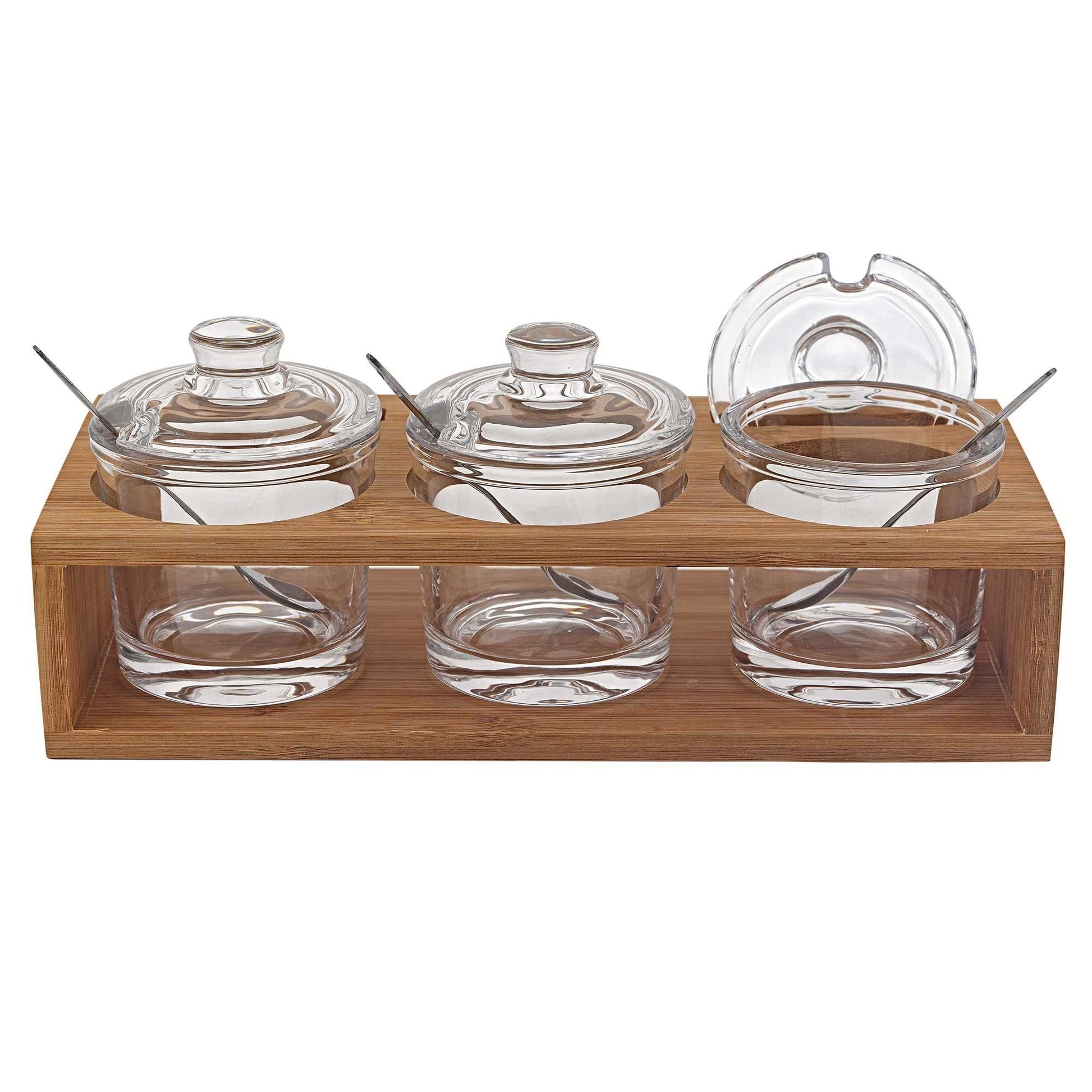 Crystal Jam Set with Spoons-1