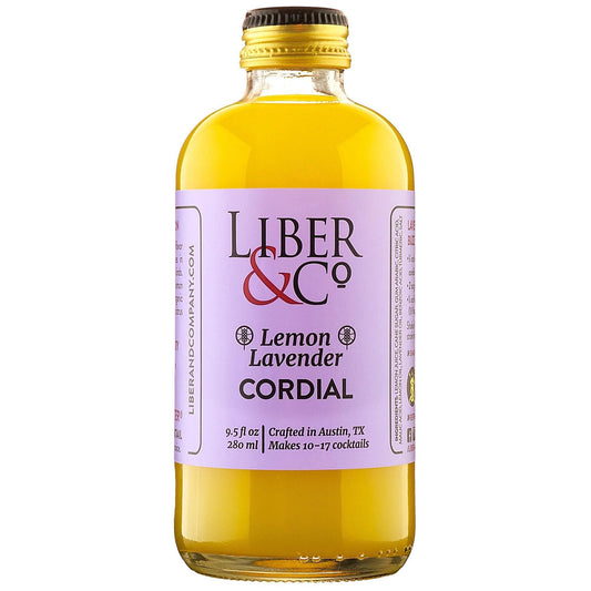 Liber & Co - 'Lemon Lavender' Cordial (9.5OZ) by The Epicurean Trader