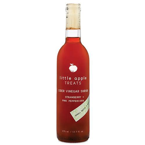 Little Apple Treats - Strawberry & Pink Peppercorn Shrub (375ML) by The Epicurean Trader