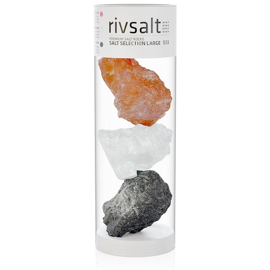 Rivsalt - 'Salt Selection Large' Premium Salt Rocks (3CT) by The Epicurean Trader