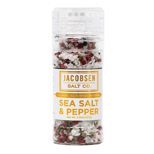 Jacobsen Salt Co - Sea Salt & Pepper Grinder (58G) by The Epicurean Trader