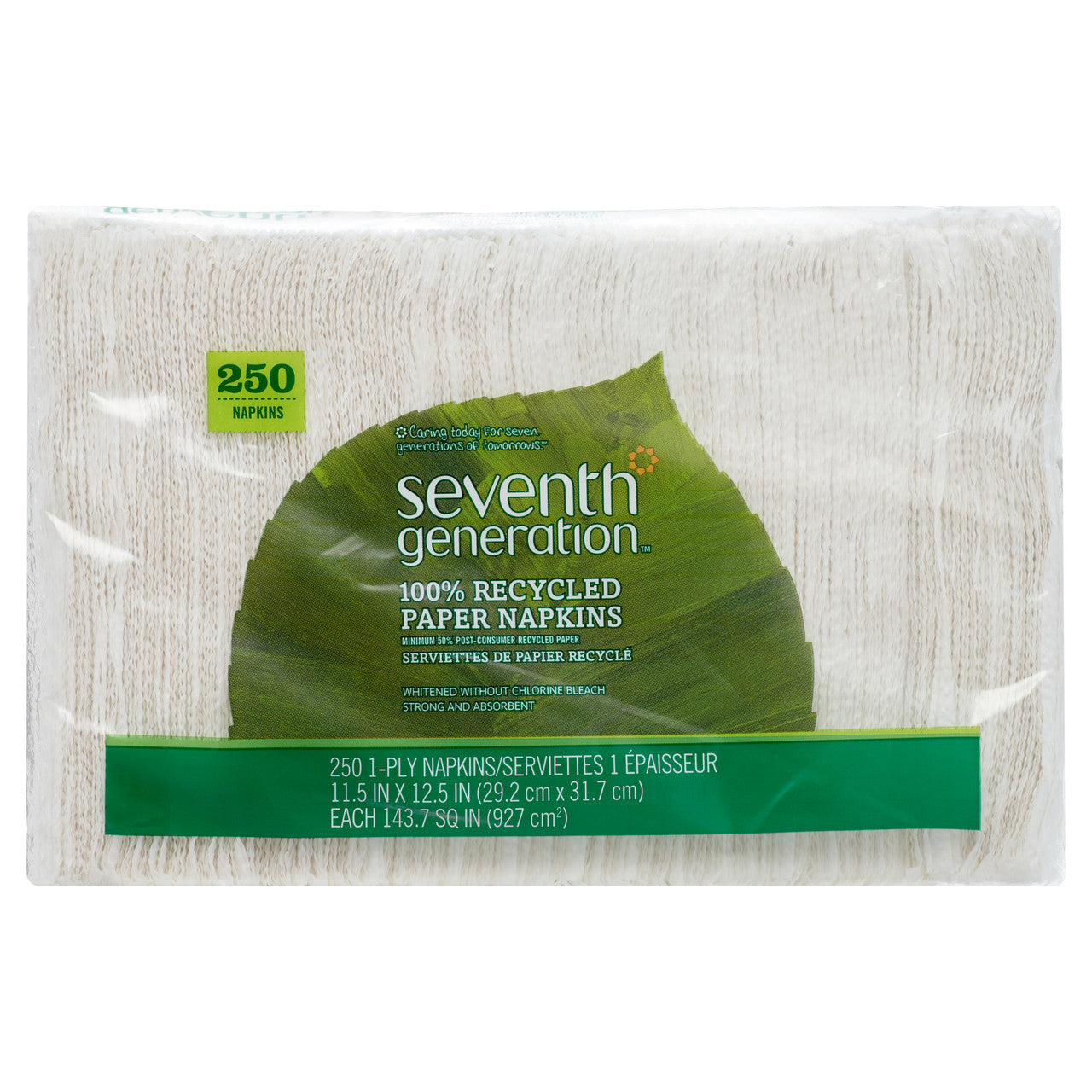 Seventh Generation White Napkins Lunch (12x250 CT)-4