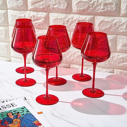 Crystal Wine Glass Set of 6