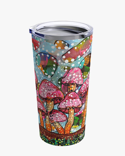 Cotton Candy Mushrooms 20oz Tumbler