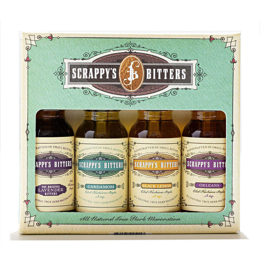 Scrappy's Bitters - 'The New Classics' Bitters Set (4x0.5OZ) by The Epicurean Trader