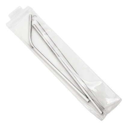 Set Of 2 Stainless Steel Straws