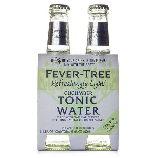 Fever Tree - 'Refreshingly Light' Cucumber Tonic Water (4x200ML) by The Epicurean Trader