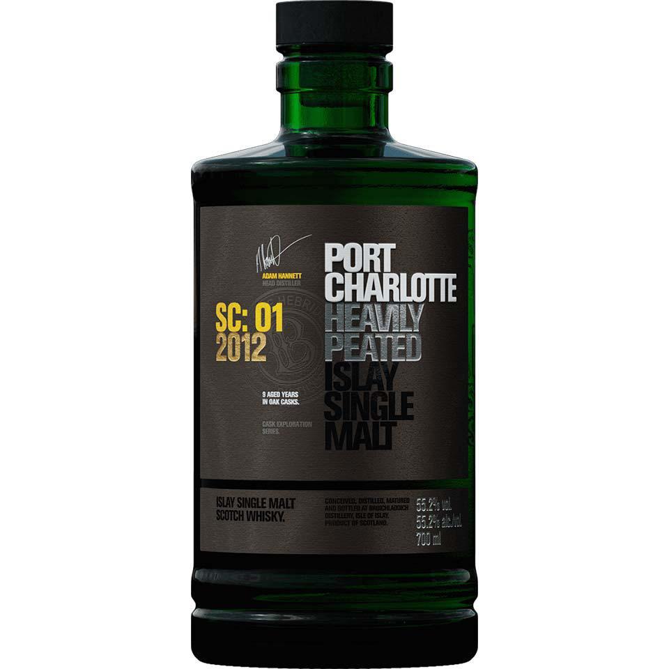 Bruichladdich Distillery - 'Port Charlotte SC:01 2012' Sherry Cask Heavily Peated Islay Scotch (750ML)