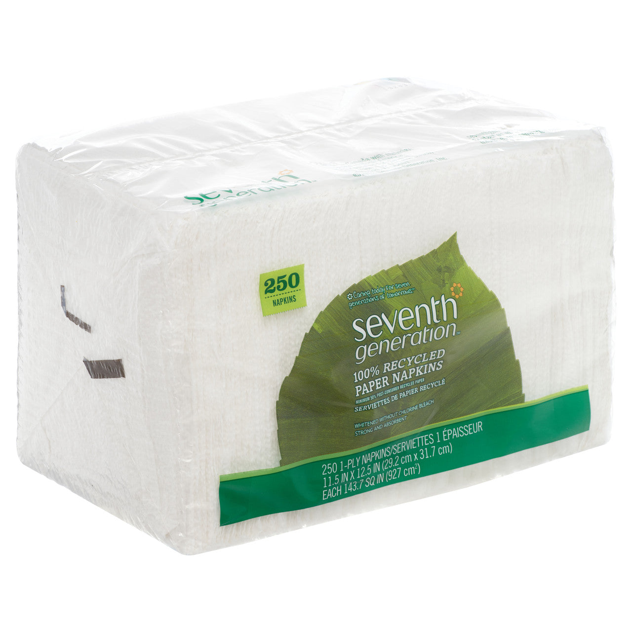 Seventh Generation White Napkins Lunch (12x250 CT)-2