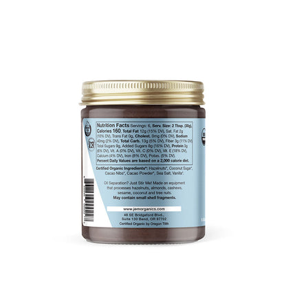 JEM Organics Chocolate Hazelnut Butter - Small 6 pack