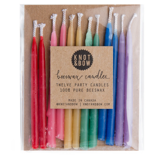 Knot & Bow - Beeswax Candles (12CT) by The Epicurean Trader