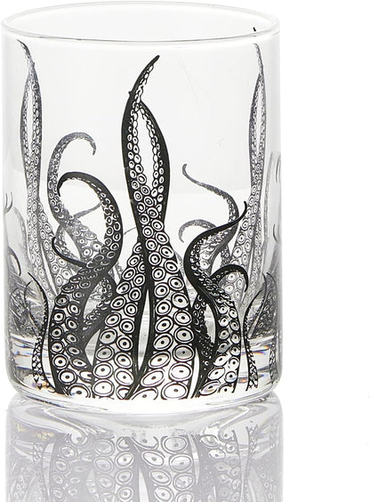 Octopus Tentacle Whiskey Glassware | Set of 2