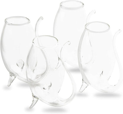 Crystal Port and Dessert Wine Sippers | Set of 4 - 3 oz