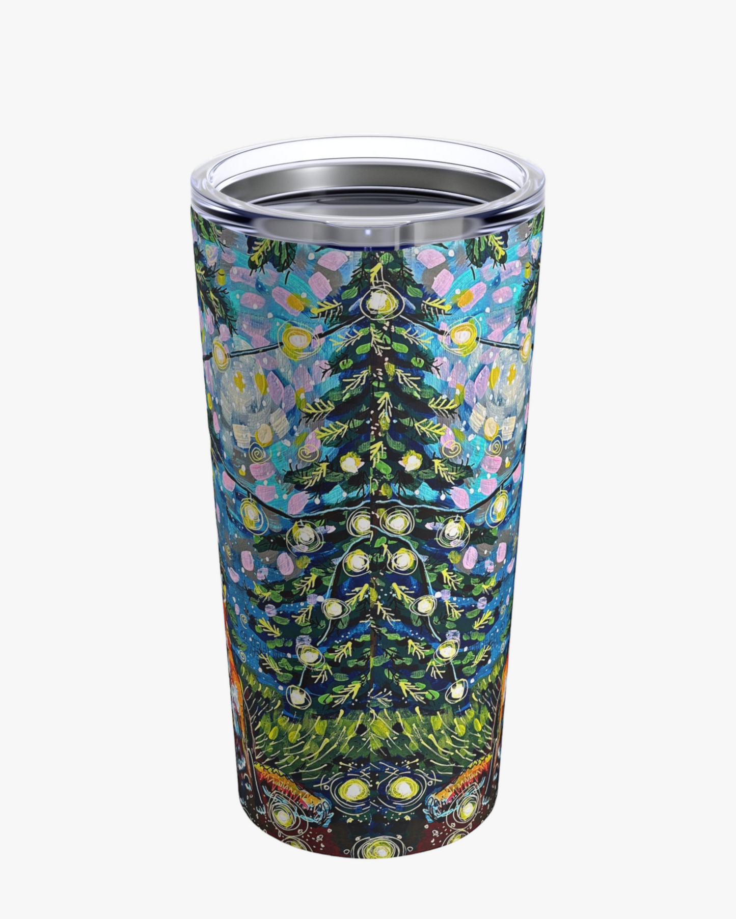 Moody Forest Fox Tumbler 20oz Tumbler