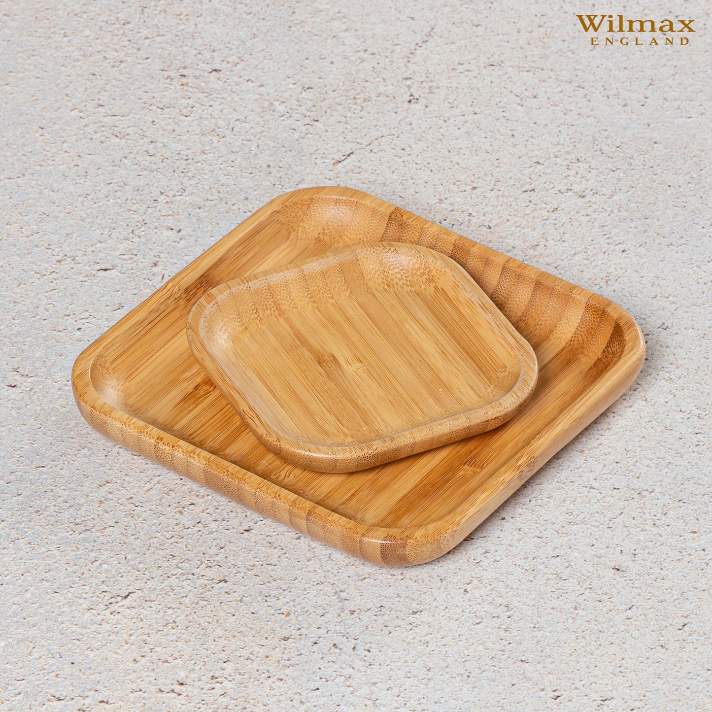 Bamboo Square Plate 6" inch X 6" inch |For Appetizers-15