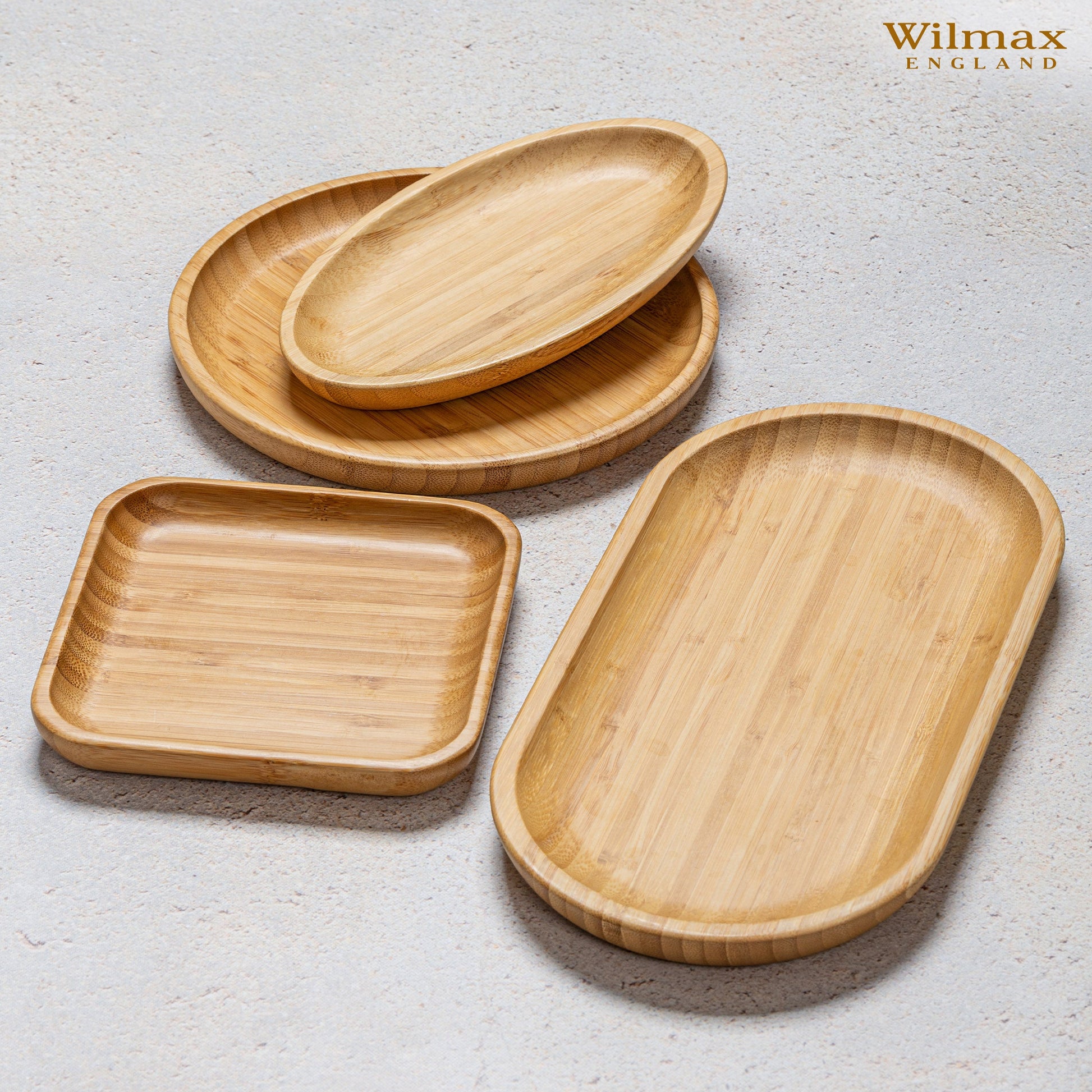 Bamboo Square Plate 4" inchX 4" inch -14